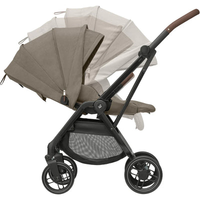Carrinho de Bebê Maxi-Cosi Leona² Twillic Truffle - Reclinável e Regulável em Altura